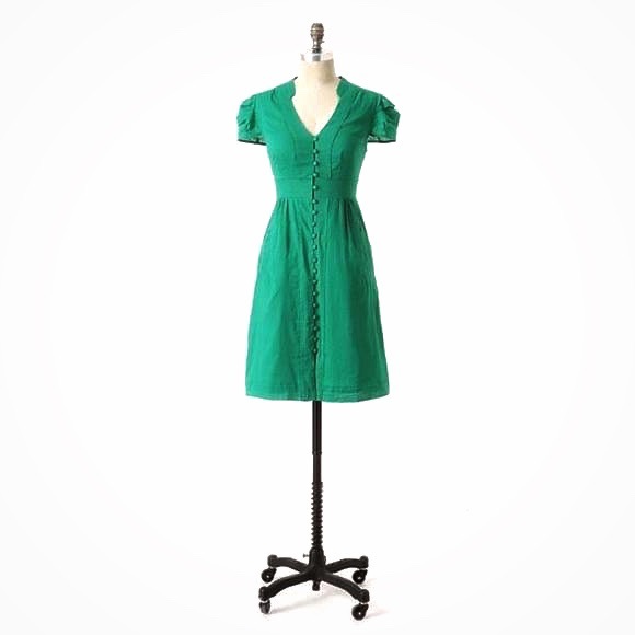 Green Maeve Dress from Anthro - Picture 1 of 3